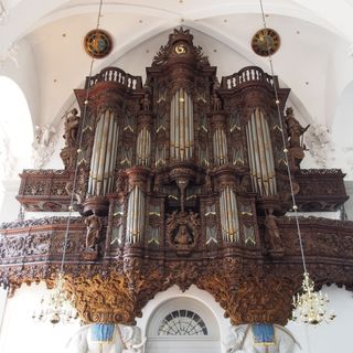 Organ in the Our Savior church in Copenhagen