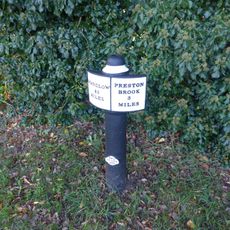Trent and Mersey Canal Milepost at NGR 602 765