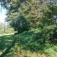 Kříž ve Světcích na svahu