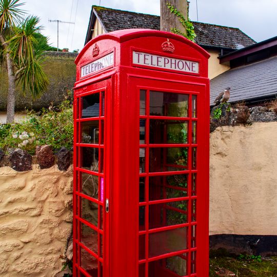 K6 Telephone Kiosk, near Old Forge Cottage
