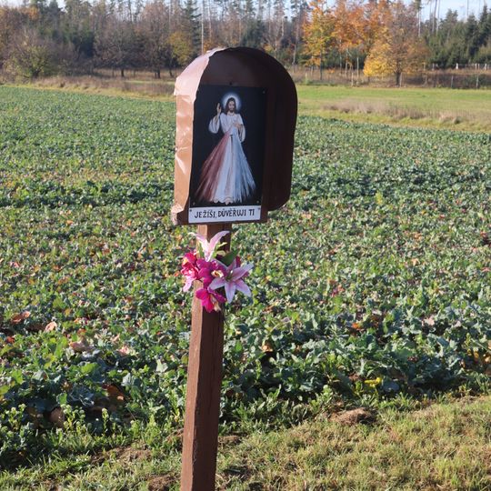 Svatý obrázek u silnice západně od Valče