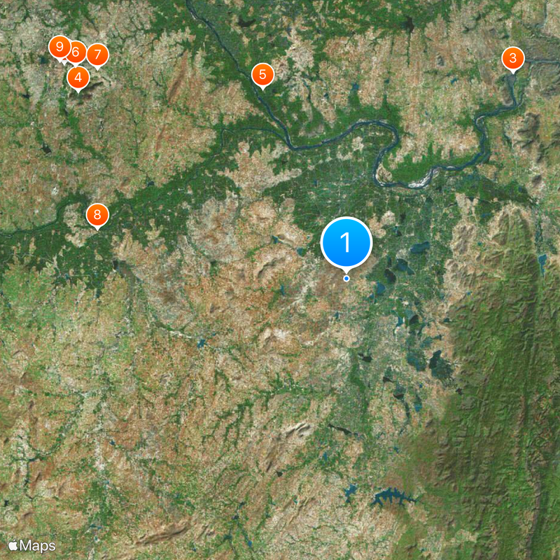Kollegal Map