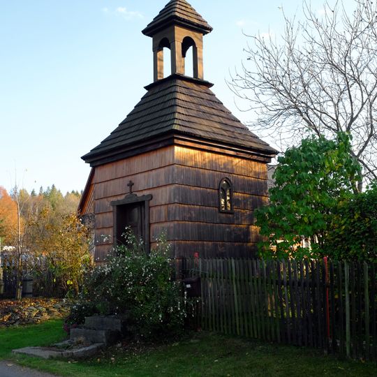 Zvonice na severozápadním okraji Martinic u Skutče