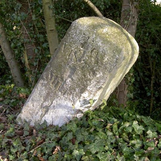 Milestone 300 Metres North East Of Entrance To Burntwood Farm