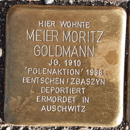 Stolperstein für Meier Moritz Goldmann
