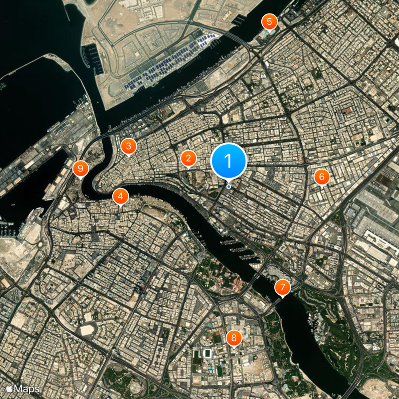 Deira Map