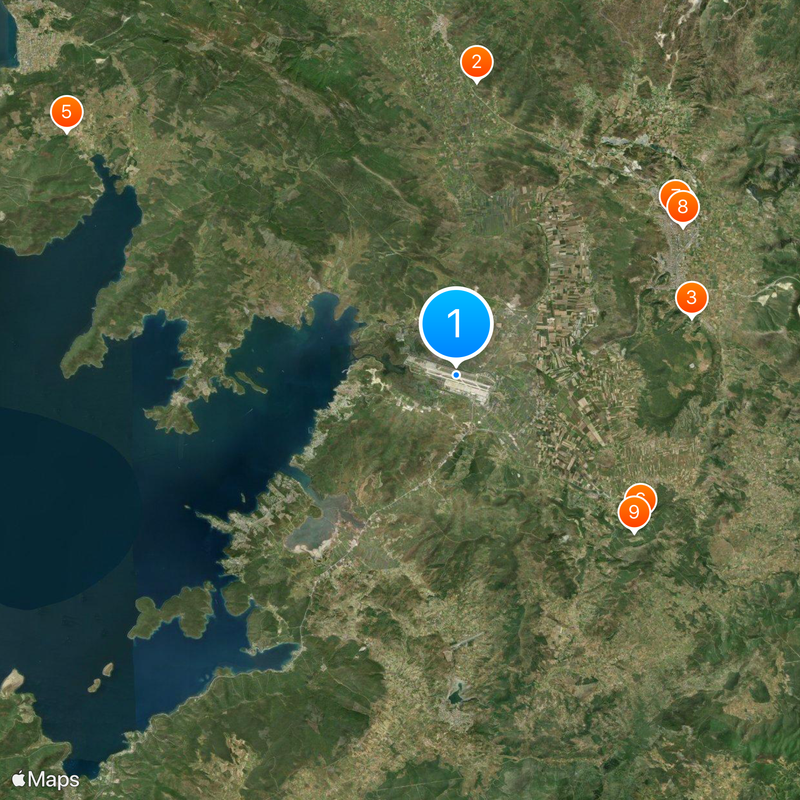 Milas-Bodrum Airport Map