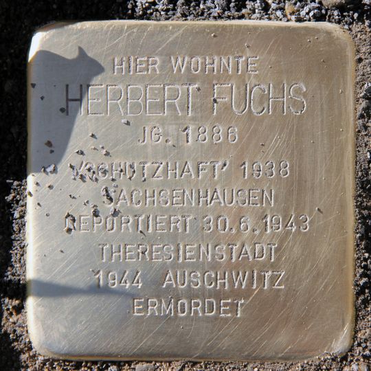 Stolperstein für Herbert Fuchs