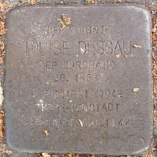 Stolperstein dedicated to Louise Dessau