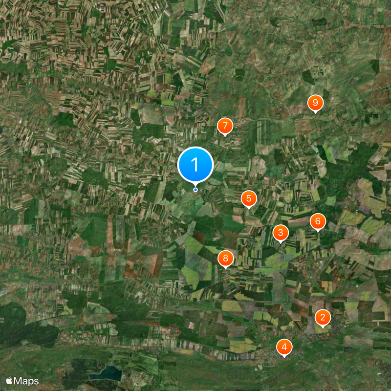 Przewodów Map