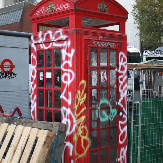 K2 Telephone Kiosk Outside Albion Brewery