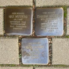 Stolperstein dedicated to Max Mosberg