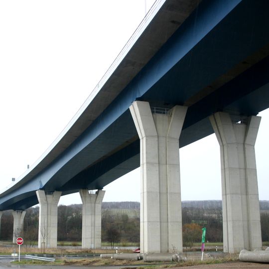 Schengen motorway bridge