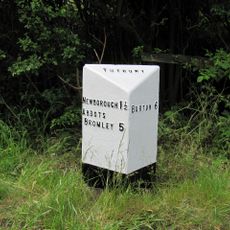 Milepost, by Needwood Airfield