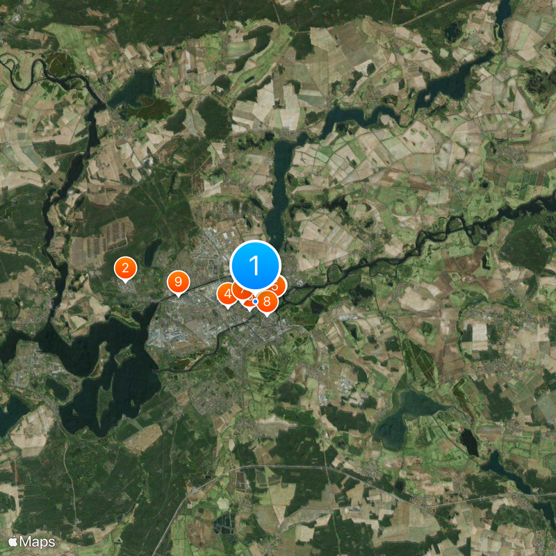 Brandebourg-sur-la-Havel Carte