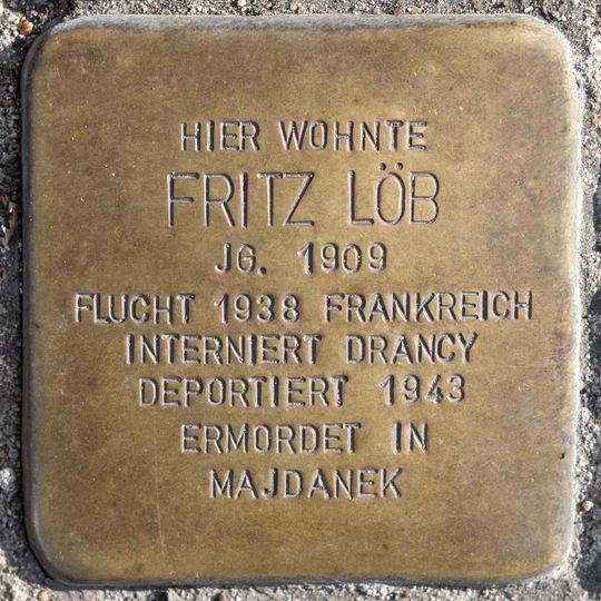 Stolperstein für Fritz Löb