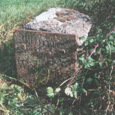 Milestone, near jct with minor road to Berkley