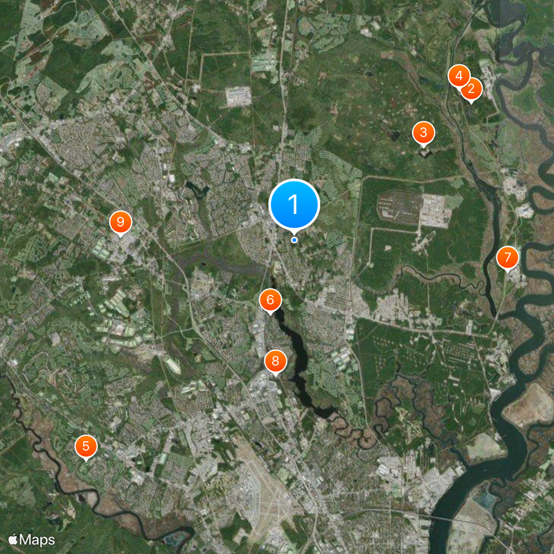 Goose Creek Map