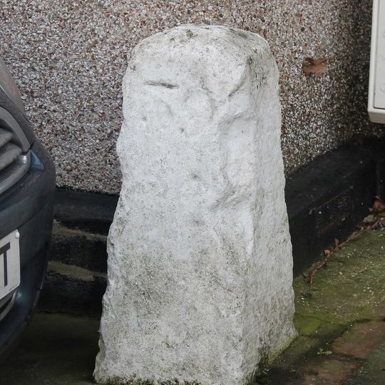 Milestone, Elm Road, by No. 164