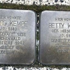 Stolperstein en memoria de Georg Kempe