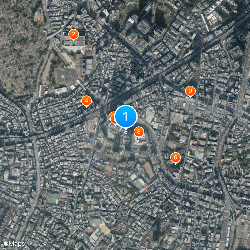 Roppongi Hills Map