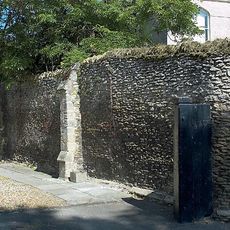 The priory barn: remains of the Benedictine priory at Saint Ives