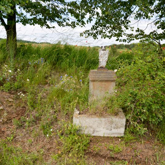 Wayside cross by Vlkov