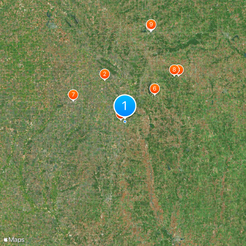 Graceland University Mapa