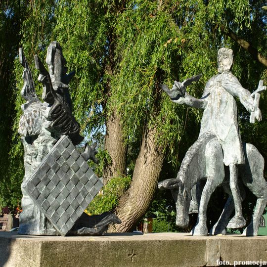 Pomnik Chrystus przybywa do Sławna