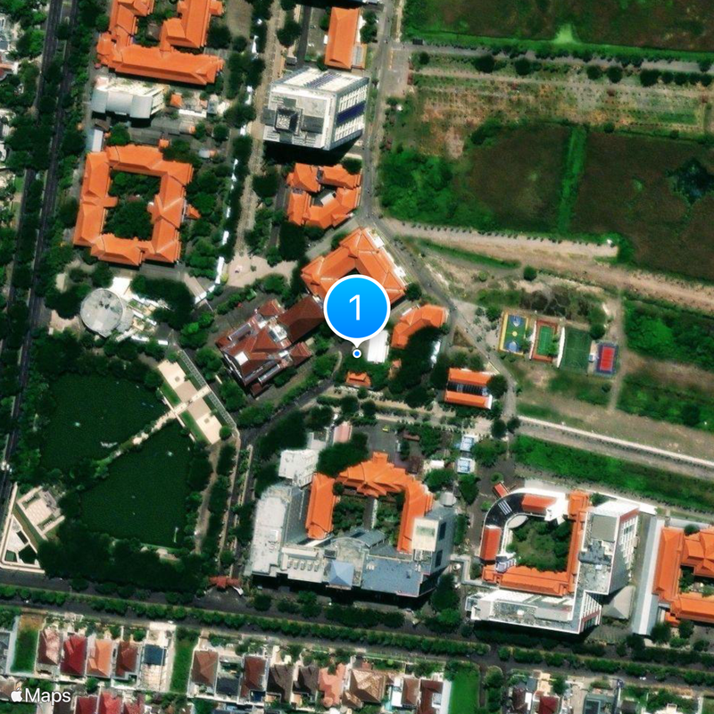 Airlangga University Map