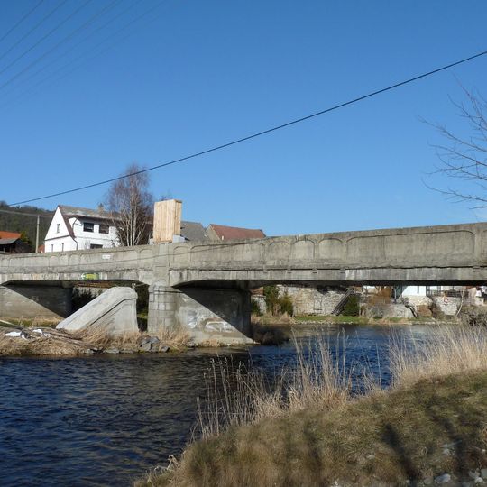 Starý most přes Otavu v Čepicích