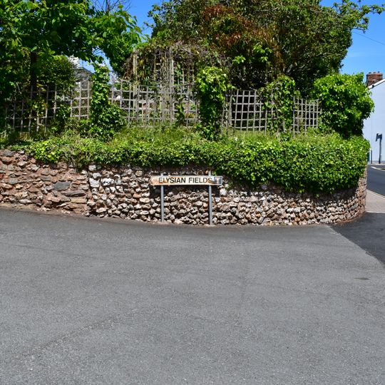 Garden Wall Of Fairlawn And Lawn End