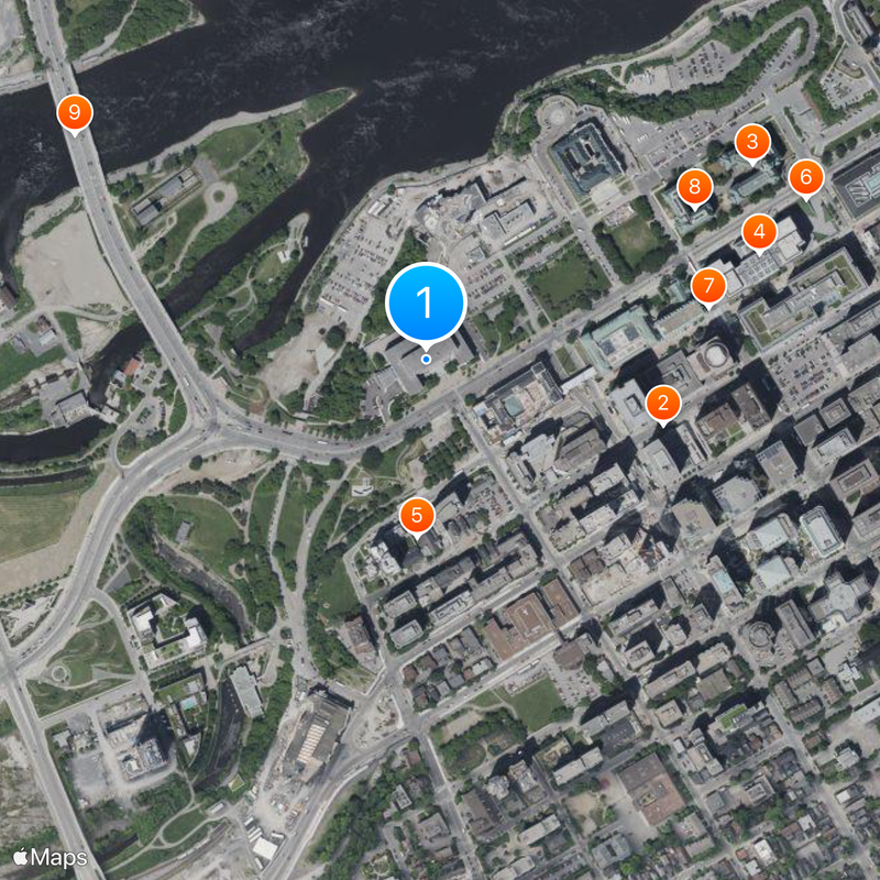 Library and Archives Canada Mapa