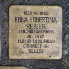 Stolperstein en memoria de Erna Ernestina Reiser