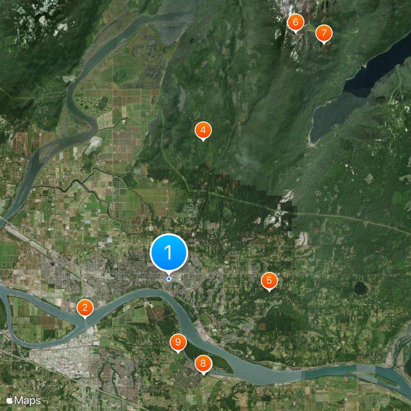 Maple Ridge Mapa