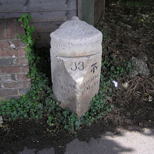Milestone, Portsmouth Road, opp The Refectory PH
