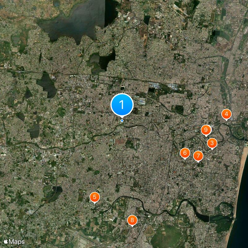 VR Chennai Map
