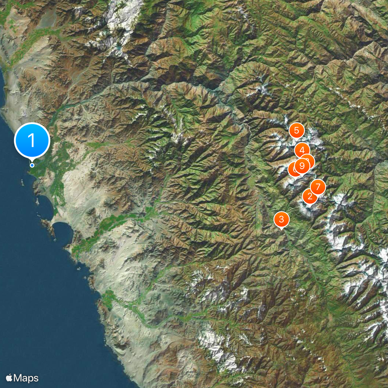 Santa River Map