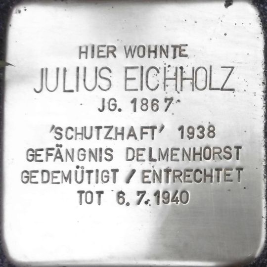 Stolperstein für Julius Eichholz