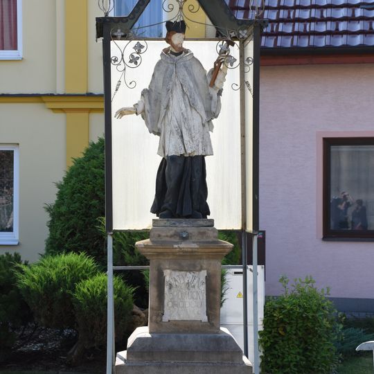 Statue of John of Nepomuk in Bohuňovice