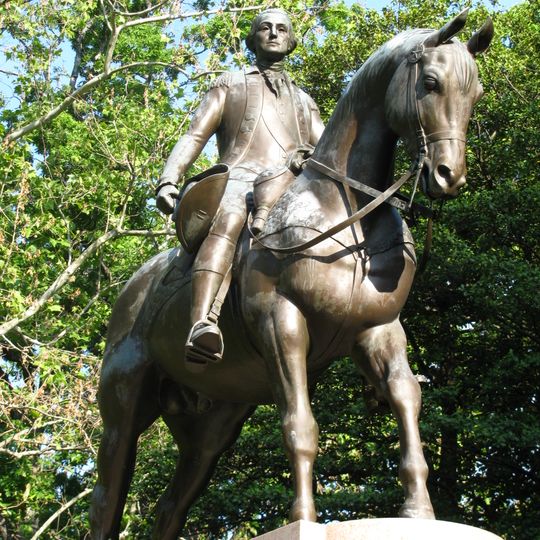 George Washington on Horseback