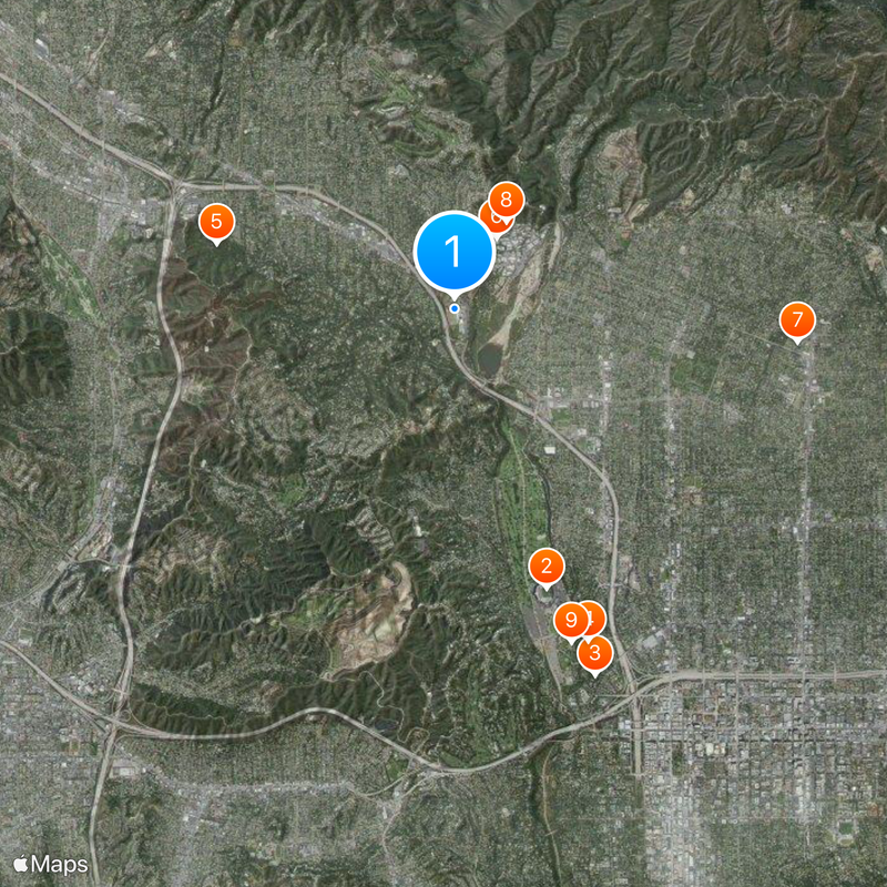 La Cañada High School Map