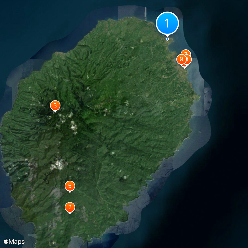 Aeropuerto Internacional de Santo Tomé Mapa