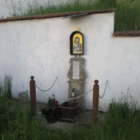 Obrázek u kostela v Dýšině