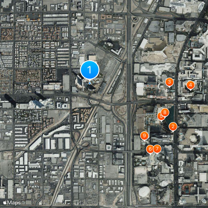 Rio All-Suite Hotel and Casino Map