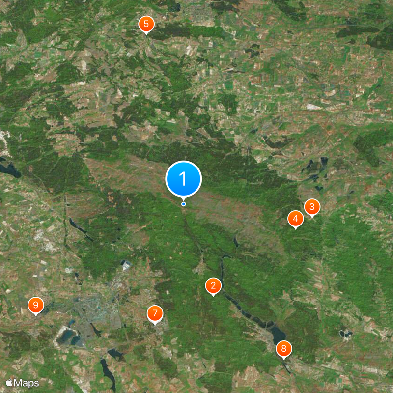 Yavoriv Proving Ground Map