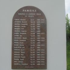 Pamětní deska v Třebči