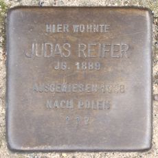 Stolperstein dedicated to Judas Reifer
