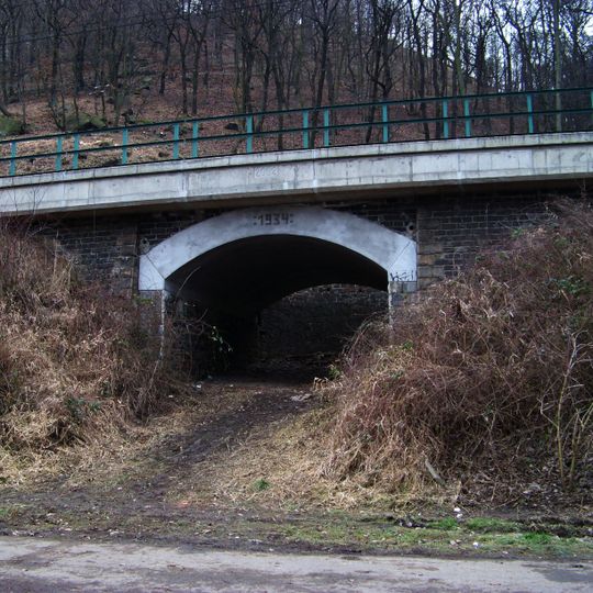 Propustek pod železniční tratí pod Řivnáčem