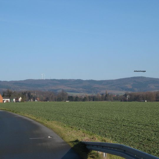 Johannisegge–Schornstein und südexponierte Kammlage